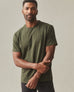 Men's Premium Slub Crew Tee - Deep Olive
